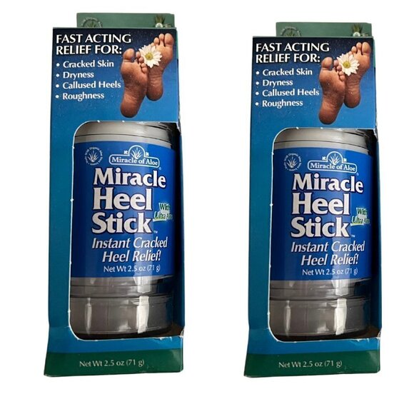 2-Pack Miracle Heel Stick with Aloe Vera Gel - Picture 1 of 4